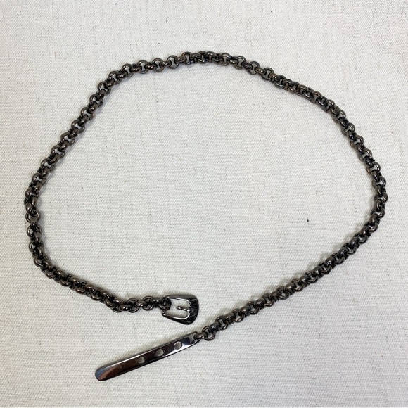 Heavy Duty Gun Metal Heavy Rollo Link Chain Belt main image 5